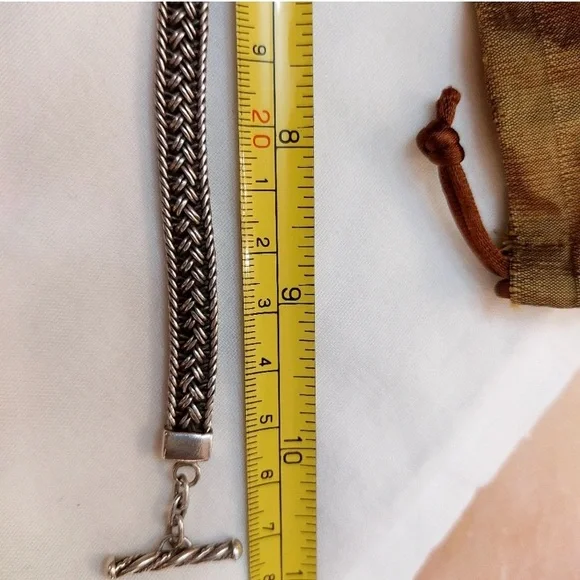 Anklet Lois Hill Sterling Silver Woven - Picture 4 of 8